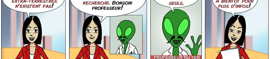 Lahna's Breaking News e1 - Aliens - French - LanguageComics.com