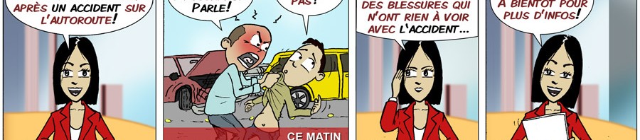 Lahna's Breaking News - episode 2 - Accident - French - LanguageComics.com