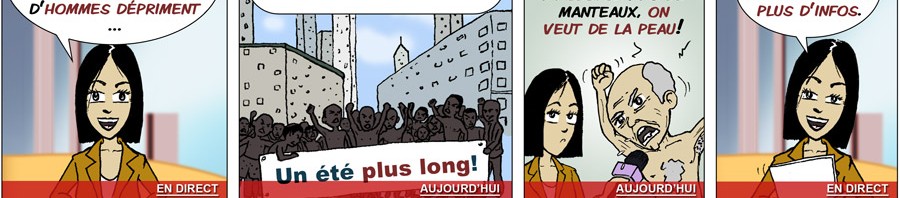 Lahna's Breaking News - episode 9 Summer is Over - French - LanguageComics.com