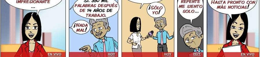 Lahna's Breaking News - episode 10 Language for one - Spanish - LanguageComics.com