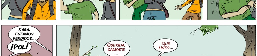 Season 1 episode 3 - Lost part 1 - Spanish - LanguageComics.com