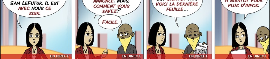 Lahna's Breaking News - Read French - LanguageComics.com