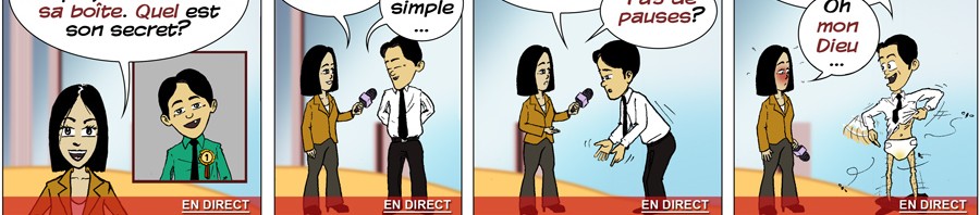 Employee of the month - French - Languagecomics.com