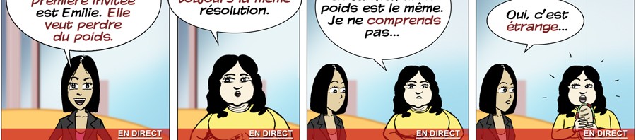 Lahna's Breaking News 1 - French - LanguageComics.com