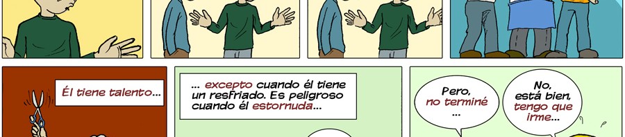 Season2e2 Haircut - Spanish _ LanguageComics.com