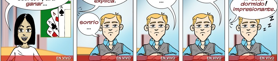 Lahna's Breaking News 03 - Poker - Spanish - LanguageComics.com