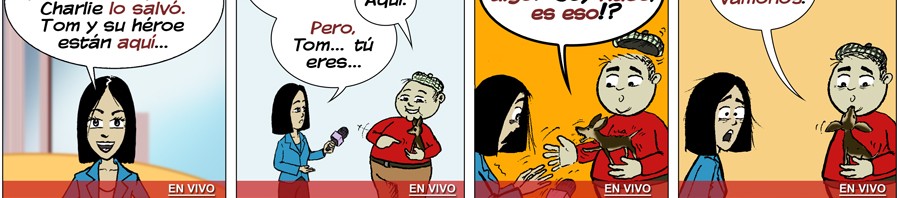 Lahna's Breaking News - Spanish - Language Comics