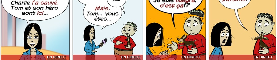 Lahna's Breaking News - French - Language Comics